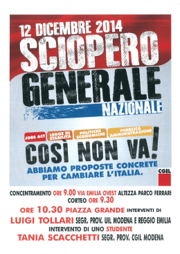 Pullman - CGIL Modena