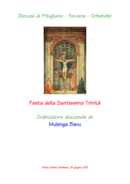 prega per noi - Diocesi di Pitigliano - Sovana