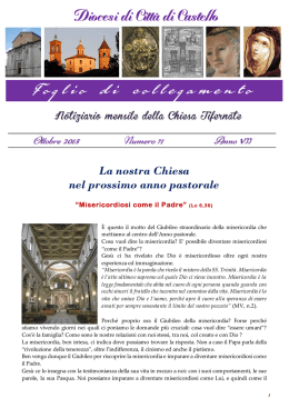 misericordiosi - Caritas Diocesana Citt&agrave; di Castello