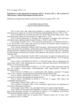 D.M. 23 maggio 1992, n. 314. Regolamento recante