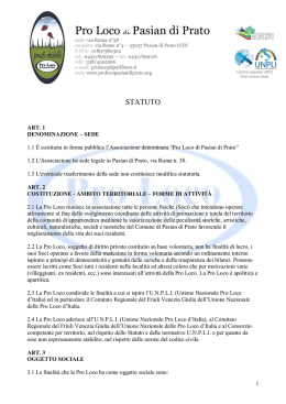 Scarica il nuovo statuto