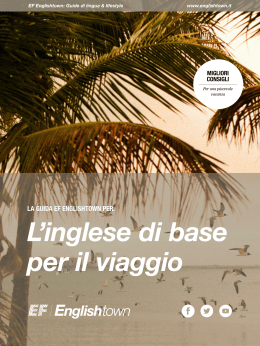 LA GUIDA EF ENGLISHTOWN PER: