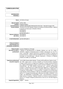 De Stefano Giorgio - Ospedali dei Colli