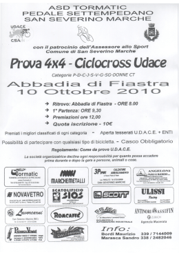 Vol. Ciclocross Abbadia