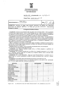 atto - Provincia di Pavia