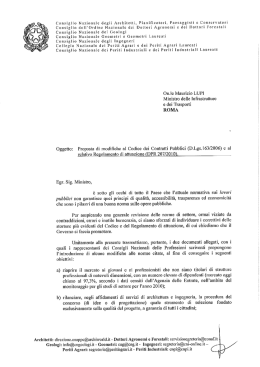 Consiglio Nazionale degli Architetti, Pianit`icatori