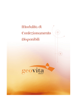 scarica il pdf sulle modalita` di confezionamento