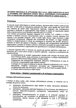 Pediatri di Libera Scelta