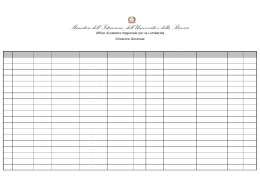 organico generale delle n.1164 istituzioni