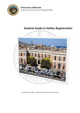 Student Guide to Online Registration