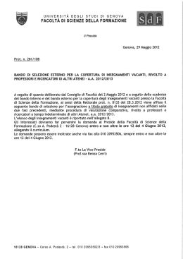 Untitled - Scienze della Formazione