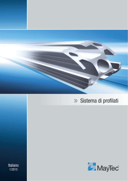 Sistema di profilati 1/2015