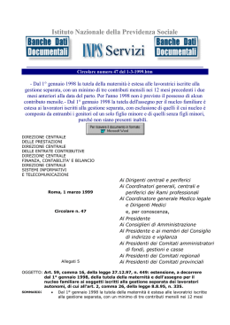 INPS Circ. n. 47_99