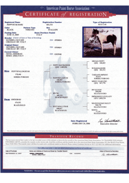 CERTIFICATE 9! REGISTRATION 9, J