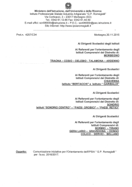 Orientamento IPSIA Romegialli Morbegno