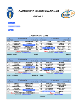 CAMPIONATO JUNIORES NAZIONALE