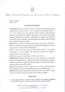 decr. n. 369 del 14/10/2013
