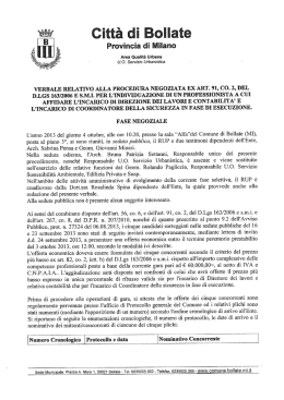 Verbale del 4 attobre 2013