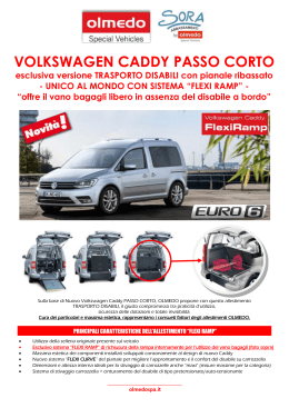volkswagen caddy passo corto - Olmedo Special Vehicles SpA