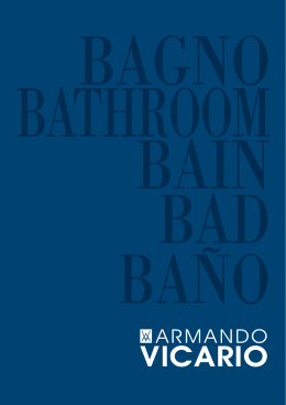 Armando Vicario Catalogo Bagno / Bathroom Catalogue