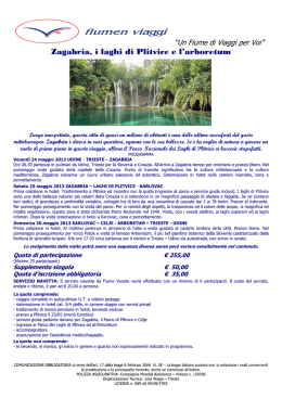 www.flumenviaggi.it.php5...i laghi di Plitvicewww.flumenviaggi.it