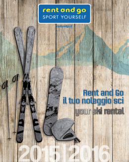 Rent and Go il tuo noleggio sci your ski rental