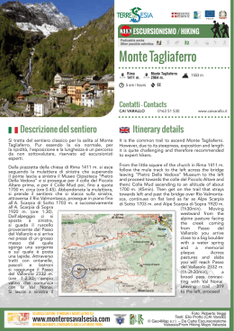 Monte Tagliaferro - Monterosavalsesia.com