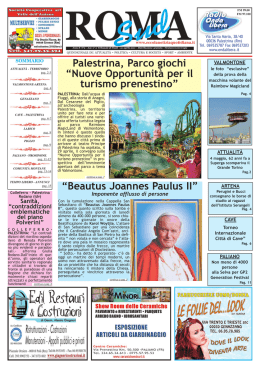 Palestrina, Parco giochi &ldquo;Nuove Opportunit&agrave; per il