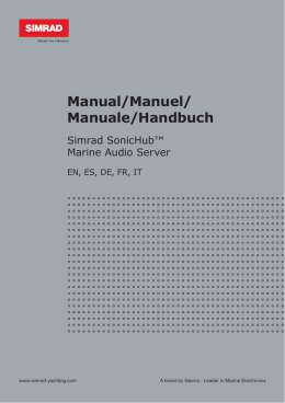 Manual/Manuel/ Manuale/Handbuch