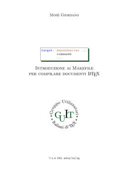 Introduzione ai Makefile per compilare documenti LaTeX