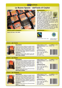 Le Buone Spezie - dall`isola di Ceylon