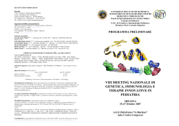 Scarica Programma preliminare - Unit&agrave; Operativa Complessa di