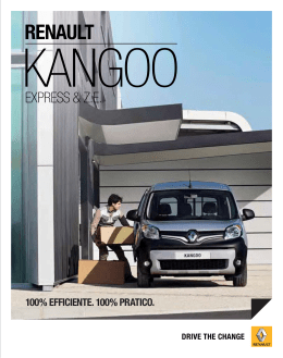 Brochure Kangoo Z.E. - Rigoni Franceschetti