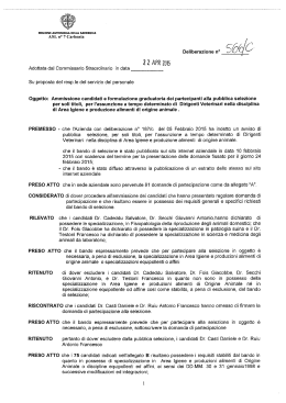 Delibera del 22 Aprile 2015, N. 566/C [file]