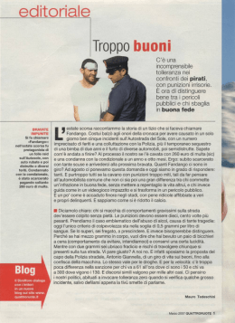 Troppo buoni - Associazione Italiana Familiari e Vittime della Strada