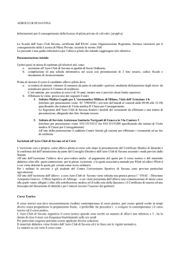 Scarica pdf - Aero Club Savona