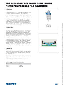 abs accessori per pompe serie jumbo filtro pompaggio a filo