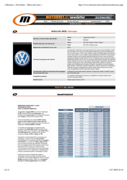 :: Motornet :: Newsletter :: Marca del mese :: http://www.motornet.it