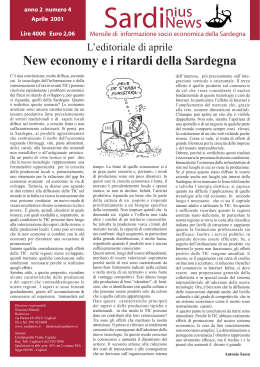New economy e i ritardi della Sardegna