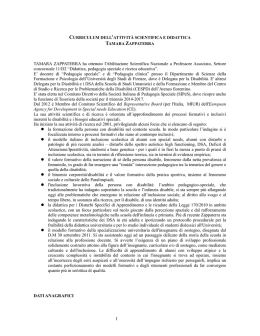 Visualizza CV - Universit&agrave; della Valle d`Aosta