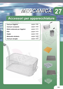 Meccanica-Accessori per apparecchiature