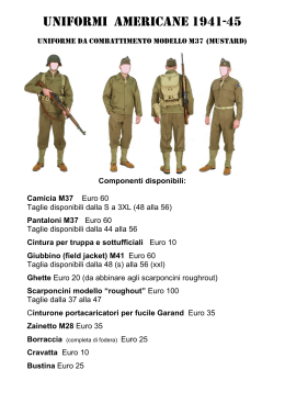 Uniformi americane 1941-45
