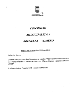 Verbale della seduta