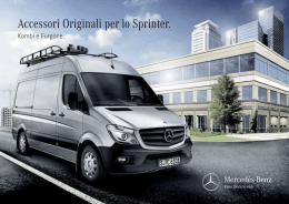 Accessori Originali per lo Sprinter - Mercedes-Benz