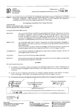 Deliberazione n. 1134 del 18.11.2015