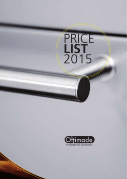 PRICE LIST 2015