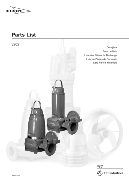 Catalogue "parts list" pompes série 3202