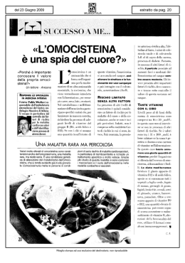 articolo - Centro Cardiologico Monzino