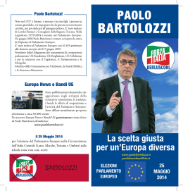 Paolo BaﬂoIozzi - Paolo Bartolozzi