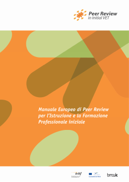 Manuale Europeo - peer-review